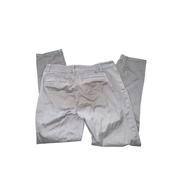 LOFT Marissa Gray Ankle Cropped Pants - Picture 5 of 5